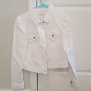 Maison Jules White Jean Jacket